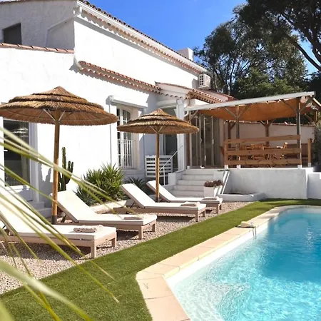 빌라 La Les Lauriers, 150 M De La Mer, Grimaud, Golfe De St Tropez *