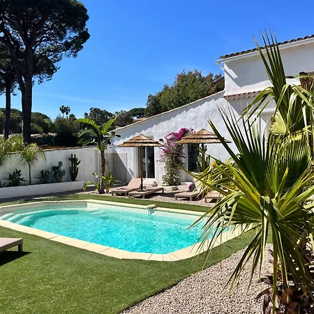 La Les Lauriers, 150 M De La Mer, Grimaud, Golfe De St Tropez Villa *