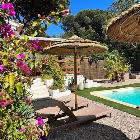 Villa La Les Lauriers, 150 M De La Mer, Grimaud, Golfe De St Tropez